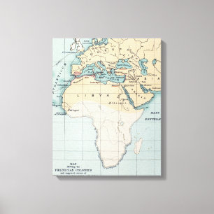 TOILE CARTE : EMPIRE PHÉNICIEN