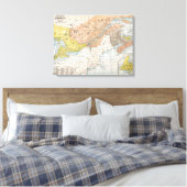 TOILE CARTE : EST DU CANADA (Insitu(Chambre))