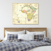 Toile Carte ethnographique de l'Afrique (Insitu(Chambre))