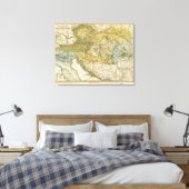Toile Carte ethnographique de l'Europe (Insitu(Chambre))