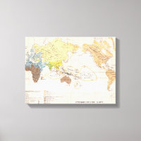 Carte ethnographique du monde