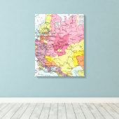 TOILE CARTE : EXPANSION DE LA RUSSIE (Insitu (Plancher de Bois))