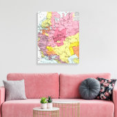 TOILE CARTE : EXPANSION DE LA RUSSIE (Insitu(Salon))