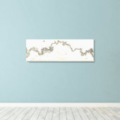 Toile Carte Générale De La Rivière Ohio (Insitu (Plancher de Bois))