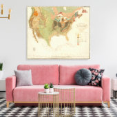 Toile Carte Geol US (Insitu(Salon))