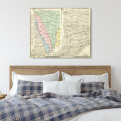 Toile Carte géologique de l'Indiana (Insitu(Chambre))