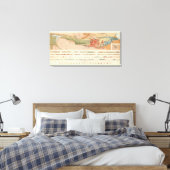 Toile Carte géologique générale du district de Marquette (Insitu(Chambre))