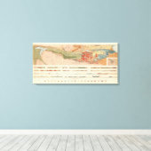 Toile Carte géologique générale du district de Marquette (Insitu (Plancher de Bois))