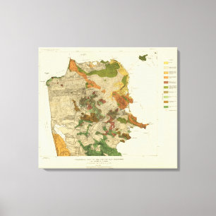 Toile Carte géologique San Francisco