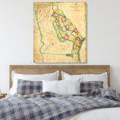 Toile Carte Géorgie (Insitu(Chambre))