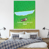Toile Carte Glendalough Upper Lake Ireland (Insitu(Chambre))