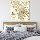 Toile Carte grecque antique (Insitu(Chambre))