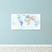 Toile Carte illustrée 2 (Insitu (Plancher de Bois))