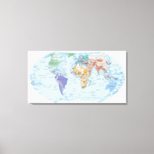 Toile Carte illustrée 2