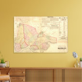 Toile Carte Index Brooklyn (Insitu(Salon))