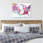 TOILE CARTE : INDIENS AMÉRICAINS (Insitu(Chambre))