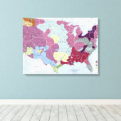 TOILE CARTE : INDIENS AMÉRICAINS (Insitu (Plancher de Bois))