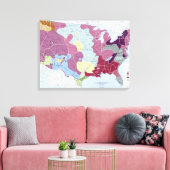 TOILE CARTE : INDIENS AMÉRICAINS (Insitu(Salon))