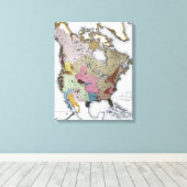 TOILE CARTE : INDIENS AMÉRICAINS 3 (Insitu (Plancher de Bois))