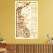 Toile Carte "Invitation au Delaware" (1903) (Insitu(Salon))