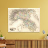 Toile Carte Italie 2 (Insitu(Salon))