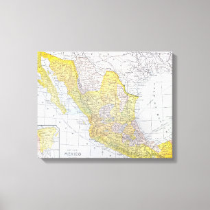 TOILE CARTE : LE MEXIQUE