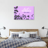 Toile Carte mémoire d'ouverture de session FLOWER CHILD (Insitu(Chambre))