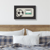 Toile Carte mémoire d'ouverture de session SOCCER Bat Ba (Insitu(Chambre))