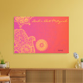 Toile Carte mémoire Hemsa Canvas Bat mitzvah Connexion (Insitu(Salon))