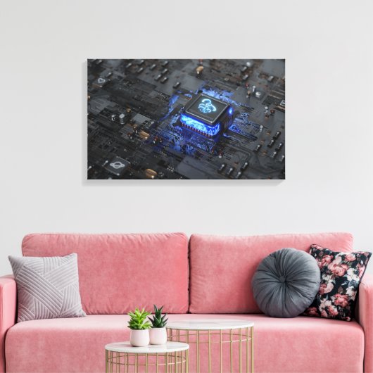 Toile Carte mère (Insitu(Salon))