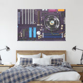 Toile Carte mère d'ordinateur (Insitu(Chambre))