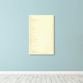 Toile Carte moderne (Insitu (Plancher de Bois))