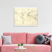 Toile Carte mondiale (Insitu(Salon))