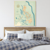 Toile Carte n° 4 orographique (Insitu(Chambre))