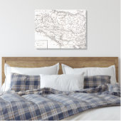 TOILE CARTE : PANNONIE (Insitu(Chambre))