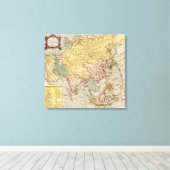 Toile Carte panoramique AsieAsie 9 (Insitu (Plancher de Bois))