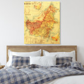 Toile Carte panoramique BornéoBorneo (Insitu(Chambre))