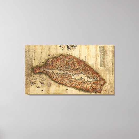 Toile Carte panoramique de TaiwanTaiwan (Recto)