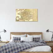 Toile Carte panoramique FranceFrance (Insitu(Chambre))