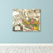 Toile Carte panoramique IranIran (Insitu (Plancher de Bois))