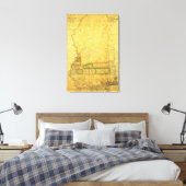 Toile Carte panoramique MississippiMississippi (Insitu(Chambre))
