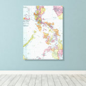 TOILE CARTE : PHILIPPINES, 1905 (Insitu (Plancher de Bois))