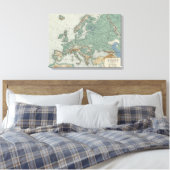 Toile Carte physique de l'Europe (Insitu(Chambre))
