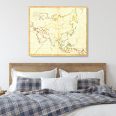 Toile Carte plate Asie (Insitu(Chambre))