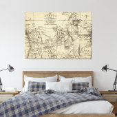 Toile Carte Portion de l'Afrique | Cameron's Route 2 (Insitu(Chambre))