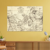 Toile Carte Portion de l'Afrique | Cameron's Route 2 (Insitu(Salon))