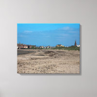 Carte postale Troon Beach Scotland Poster Bloc pho