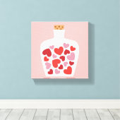 Toile Carte Saint Valentin (Insitu (Plancher de Bois))