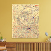 Toile Carte standard du Minnesota (Insitu(Salon))