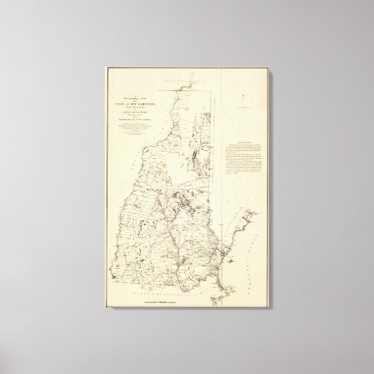 Toile Carte topographique (Recto)